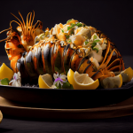 Hummerschw&auml;nze an Ananas Knoblauch Dressing