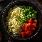 Weisskohlgem&uuml;se bowl an Paprika und Tomaten